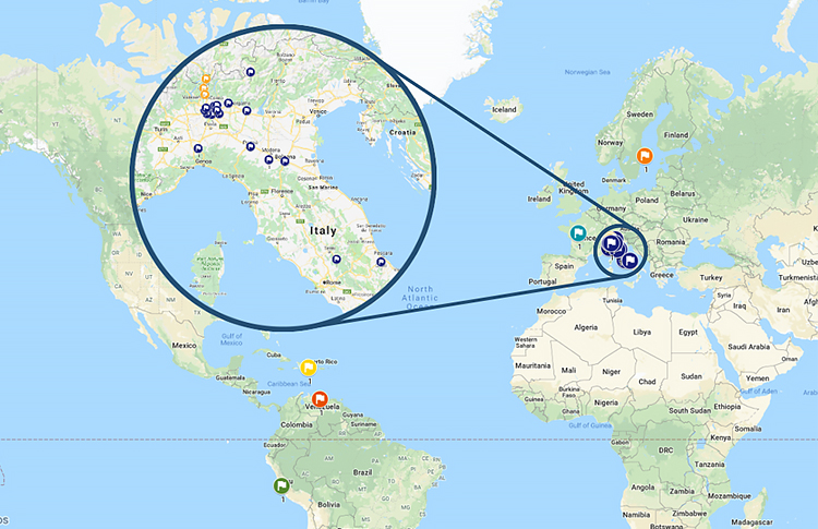 Pharma Process World Map